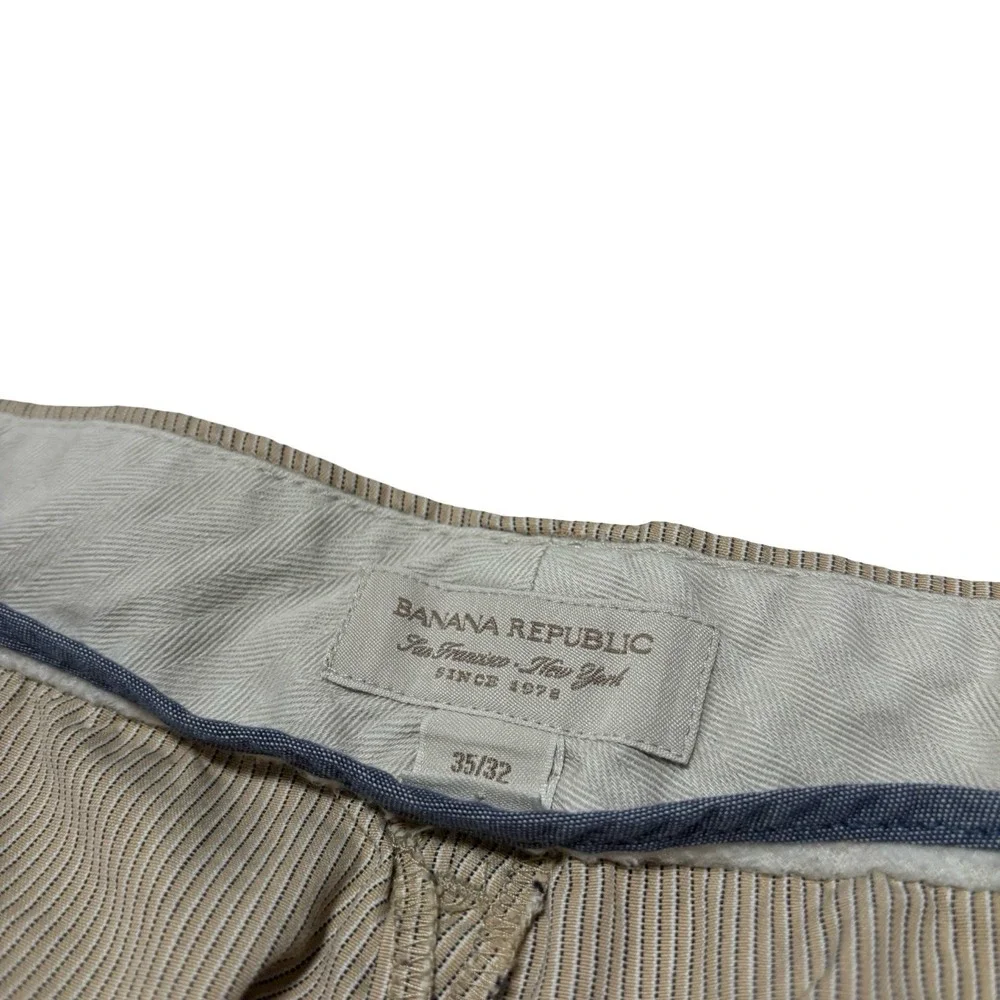 Vintage Y2K Banana Republic Baggy Striped Pants Size 35 x 32